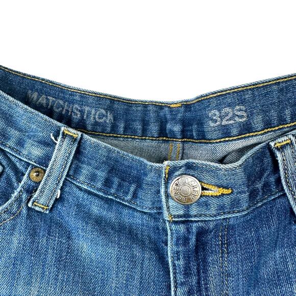 J.Crew Matchstick Medium Wash Frayed Mid Rise Denim Jeans Size 32 Short Petite - Picture 4 of 9